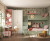Habitación con litera con 3 cajones y escalera, armario y escritorio