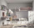 Habitación con litera de 7 cajones y escritorio con arcón