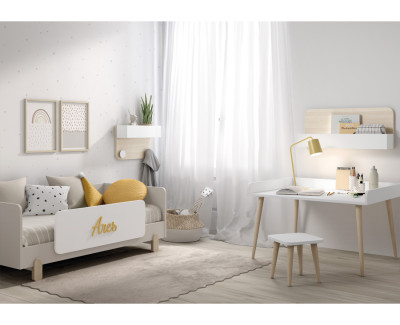 Cuna convertible para colchón de 140x70cm